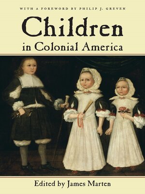 cover image of Children in Colonial America